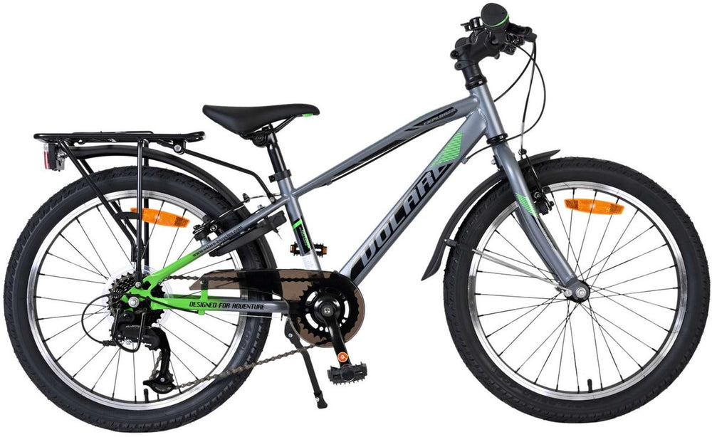 Volare explorer kinderfiets - jongens - 20 inch - donkergrijs - 7 speed