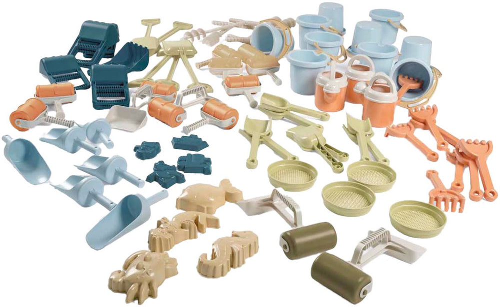 Dantoy zand- en waterspeelset bioplastic 76-delig milieuvriendelijk.