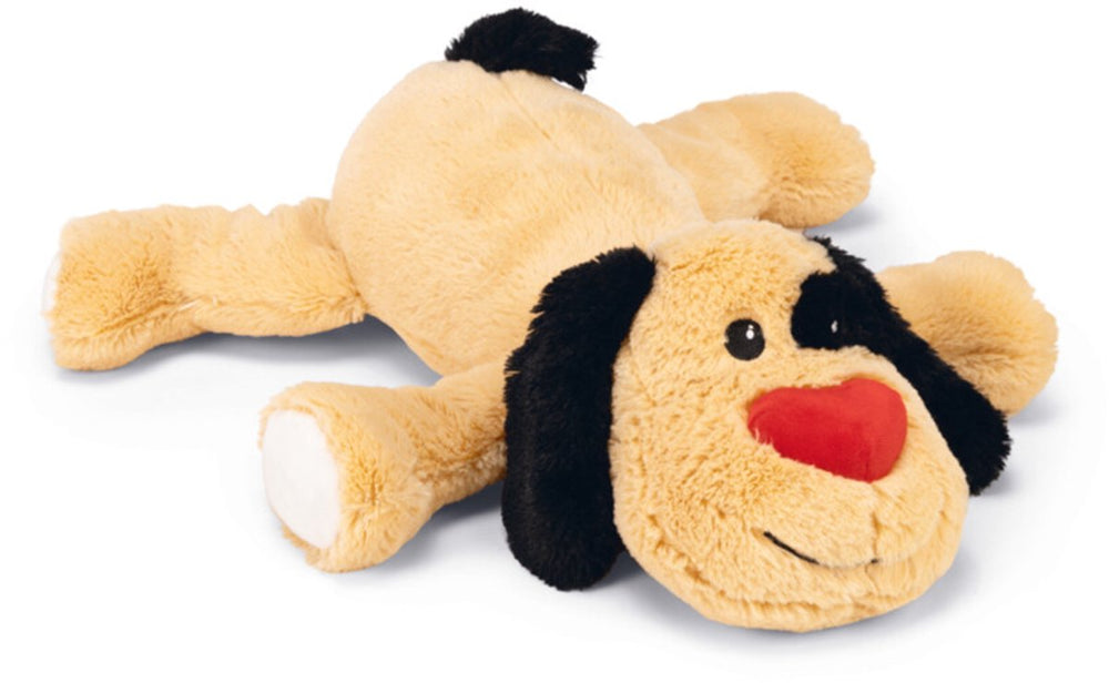Beeztees xl-knuffel belle - hondenspeelgoed - pluche - licht bruin - 48x46x11 cm