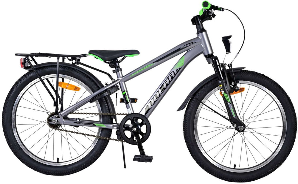 Volare Cross Kinderfiets - Jongens - 20 inch - donker Grijs
