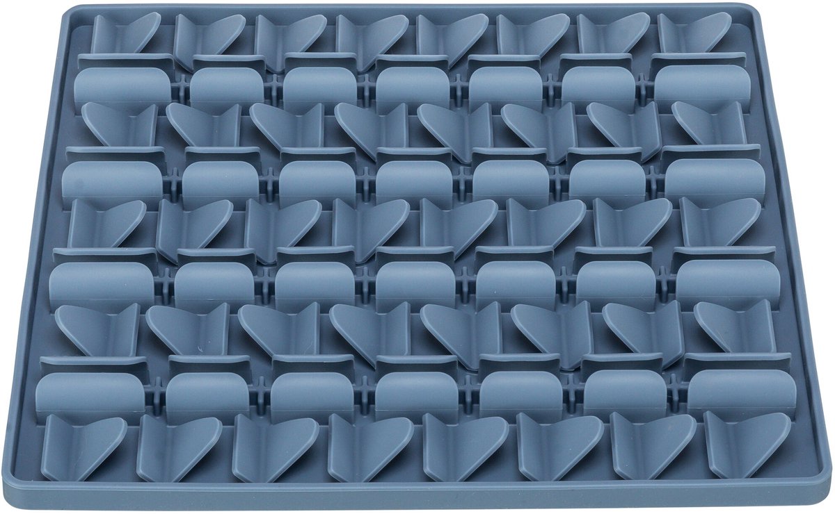 Trixie - lick'n'snack mat - siliconen - blauw - 30 cm