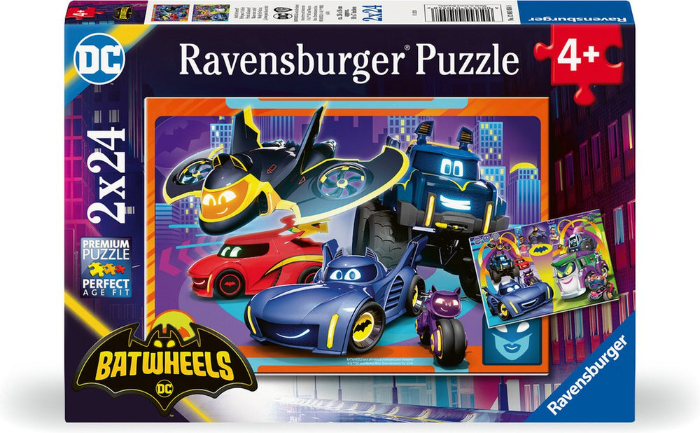 Ravensburger legpuzzel badwielen, 2x24st.
