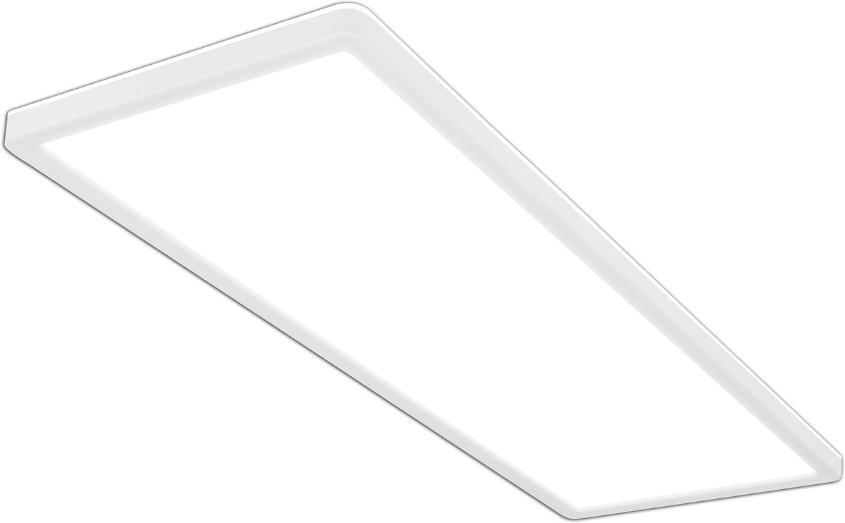 Briloner slim - led plafonniere - plafondlamp - paneel - ultraplat - 4.000k neutraal wit licht - 58x20cm (lxbxh) - wit
