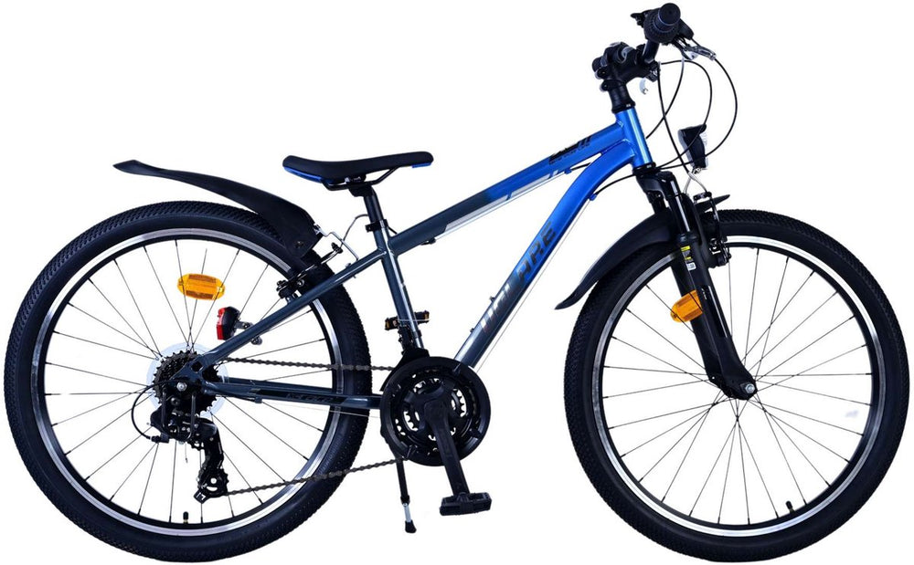 Volare xc race kinderfiets - 24 inch - 21 versnellingen - blauw grijs