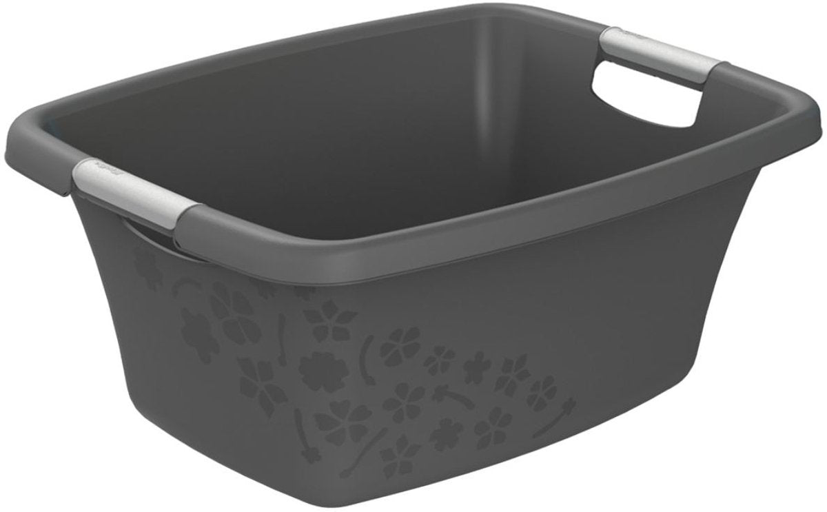 Rotho flowers wasmand 25l cool grey