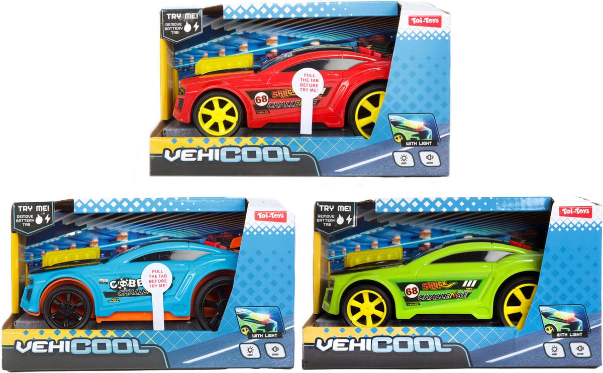 Toi-toys voertuig rally auto met licht en geluid