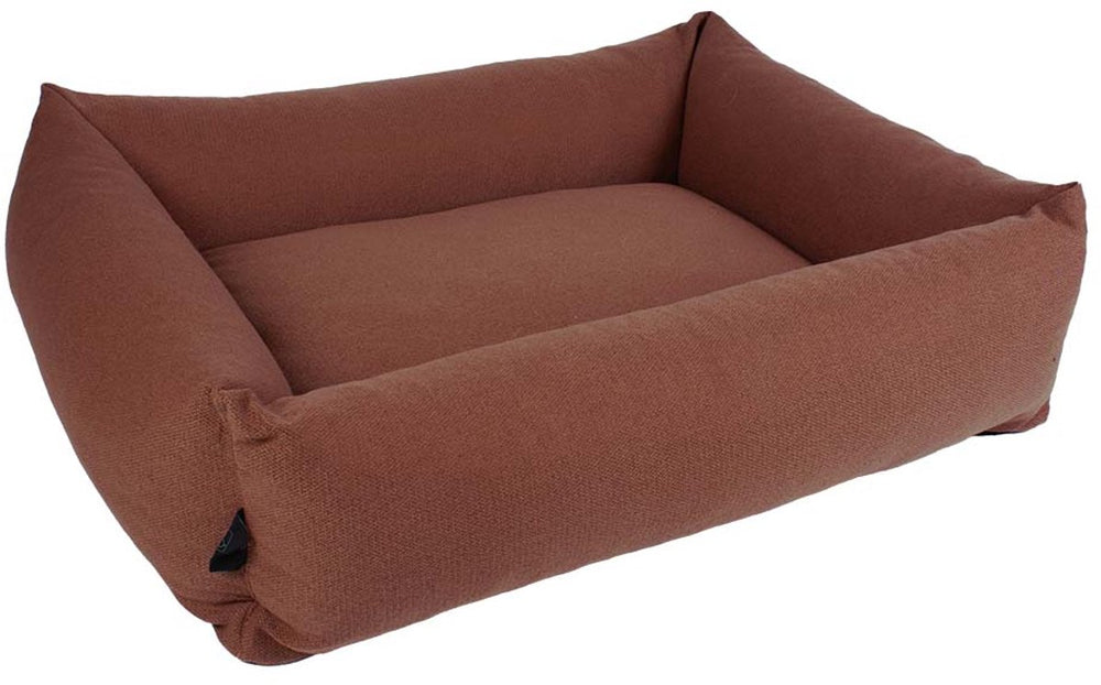 D d home - eden hondenmand - waterafstotend wasbare hoes - maroon - small 70x60x20cm