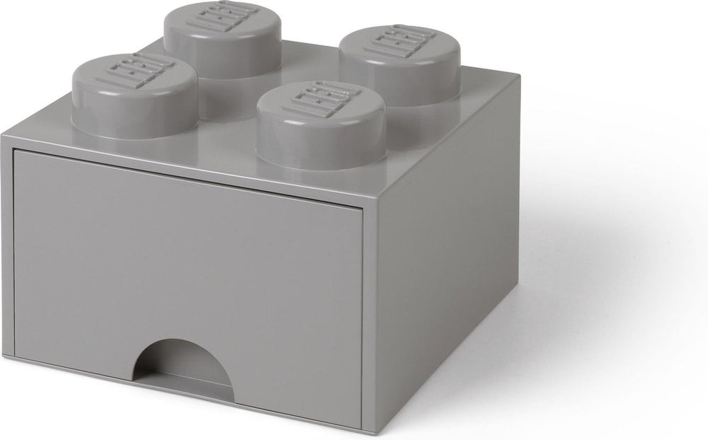 Lego bureaulade brick 4, grijs -