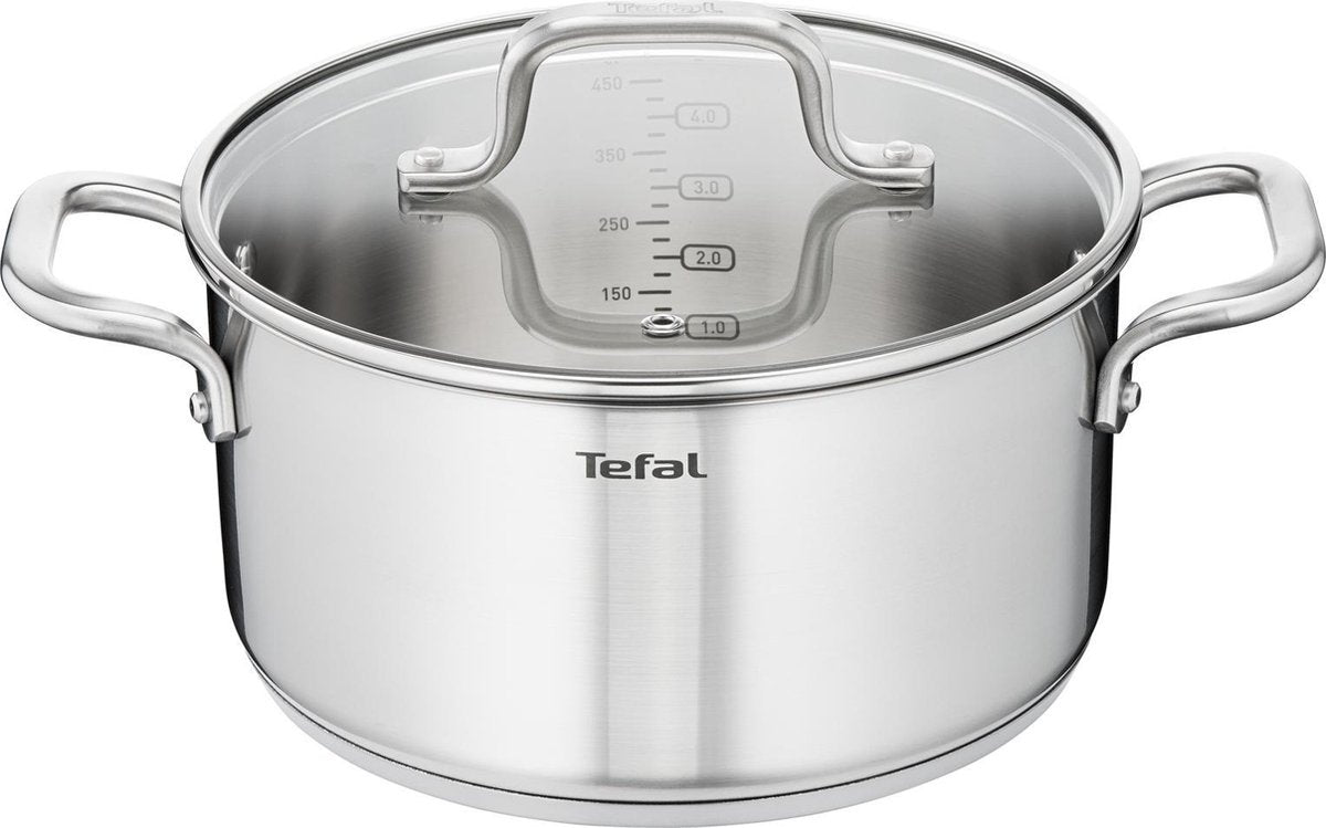 Tefal virtuoso - kookpan - ø 24 cm - inductie - rvs - duurzaam