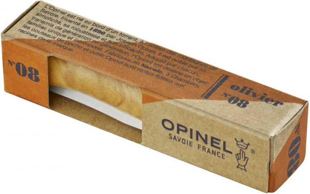 Opinel - zakmes - no. 8 - olijfhout