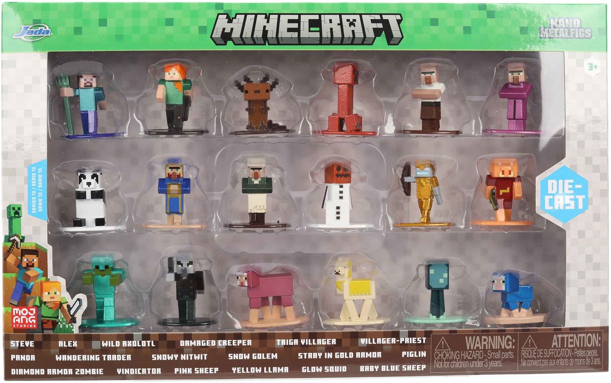 Jada minecraft multi-pack nanofiguren wave 13 - 18dlg.