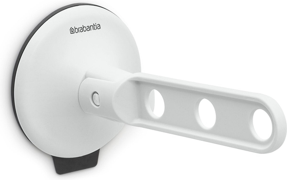 Brabantia inklapbare kledinghaak met zuignap grijs