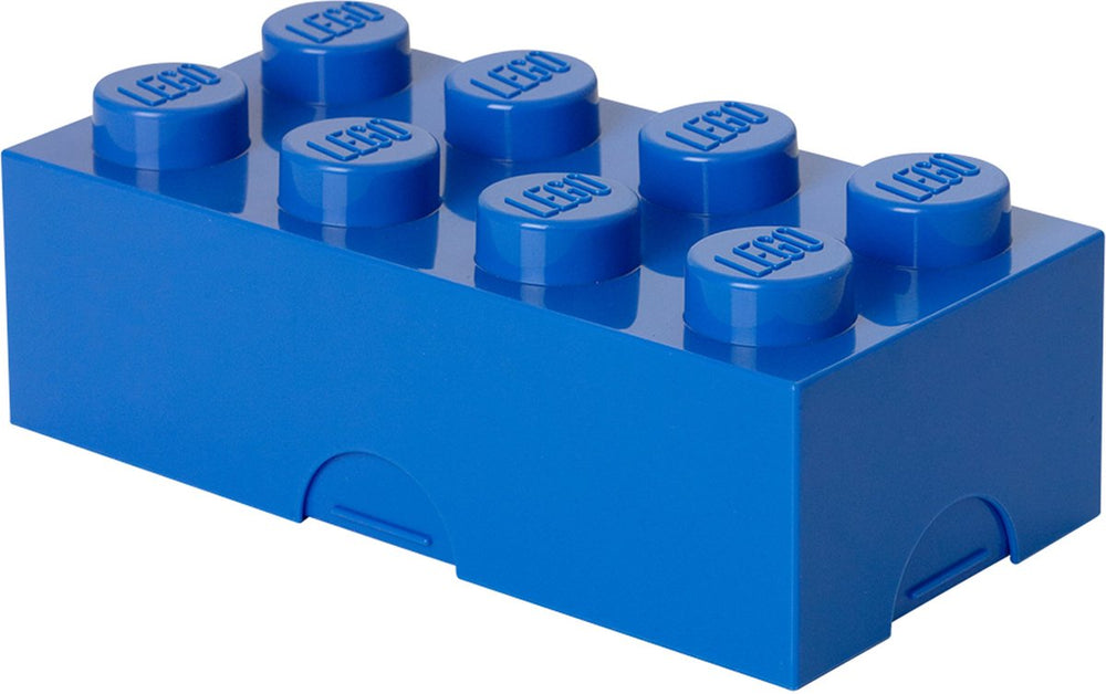 Lego - lunchbox brick 8 - polypropyleen - blauw