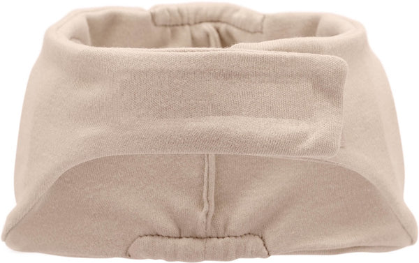 Dooky baby gehoorbescherming – zachte verstelbare hoofdband – 0-6 maanden - beige – oeko-tex katoen – licht comfortabel