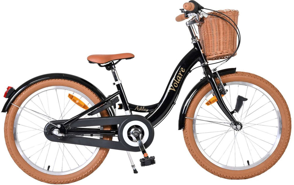 Volare ashley kinderfiets - meisjes - 20 inch - zwart - shimano nexus 3