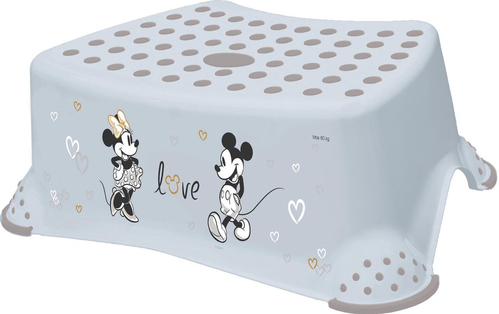 Keeeper mickey mouse opstapje - cloudy blue - voor toilettraining en tandenpoetsen