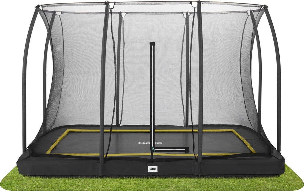Salta comfort edition ground - inground trampoline met veiligheidsnet - 305 x 214 cm - zwart