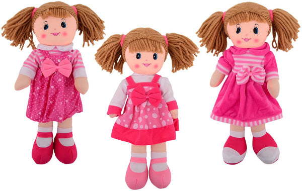Johntoy baby rose soft doll, 40cm.