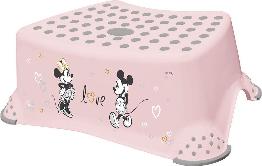 Keeeper minnie mouse opstapje - pink - voor toilettraining en tandenpoetsen
