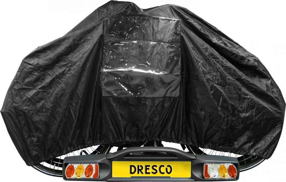 Dresco Fietshoes voor 2 fietsen elastische zwart