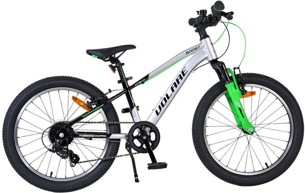Volare boost kinderfiets - 20 inch - zilver groen - 7 versnellingen