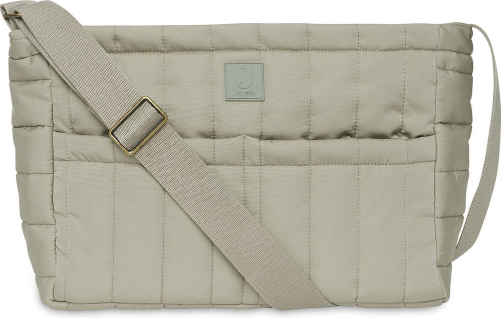 Jollein kinderwagen buggy organizer - puffed - olive green