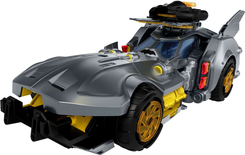 Mattel dc premier batmobiel - met bat-drone kanon en projectielen