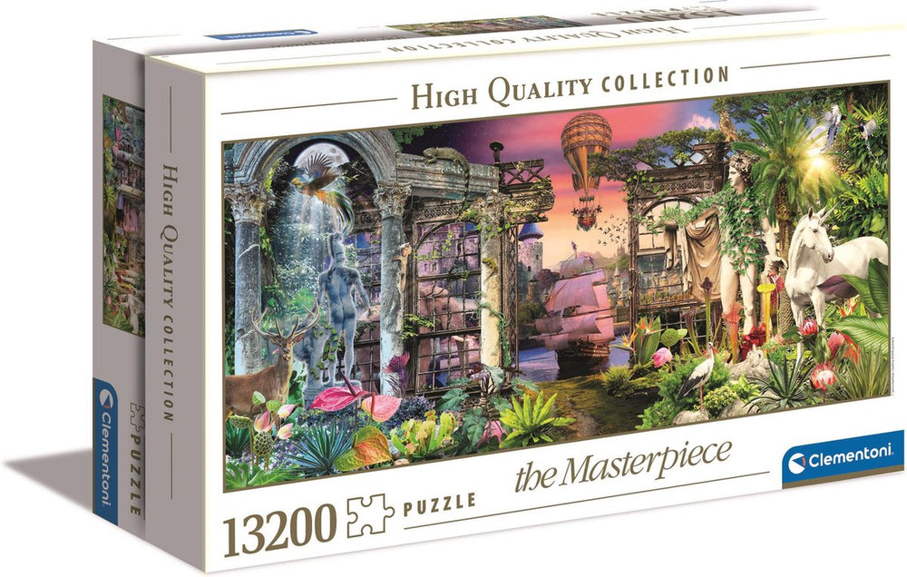 Clementoni - puzzel - 13200 stukjes - fantasiewereld panorama - puzzel voor volwassenen - high quality collection