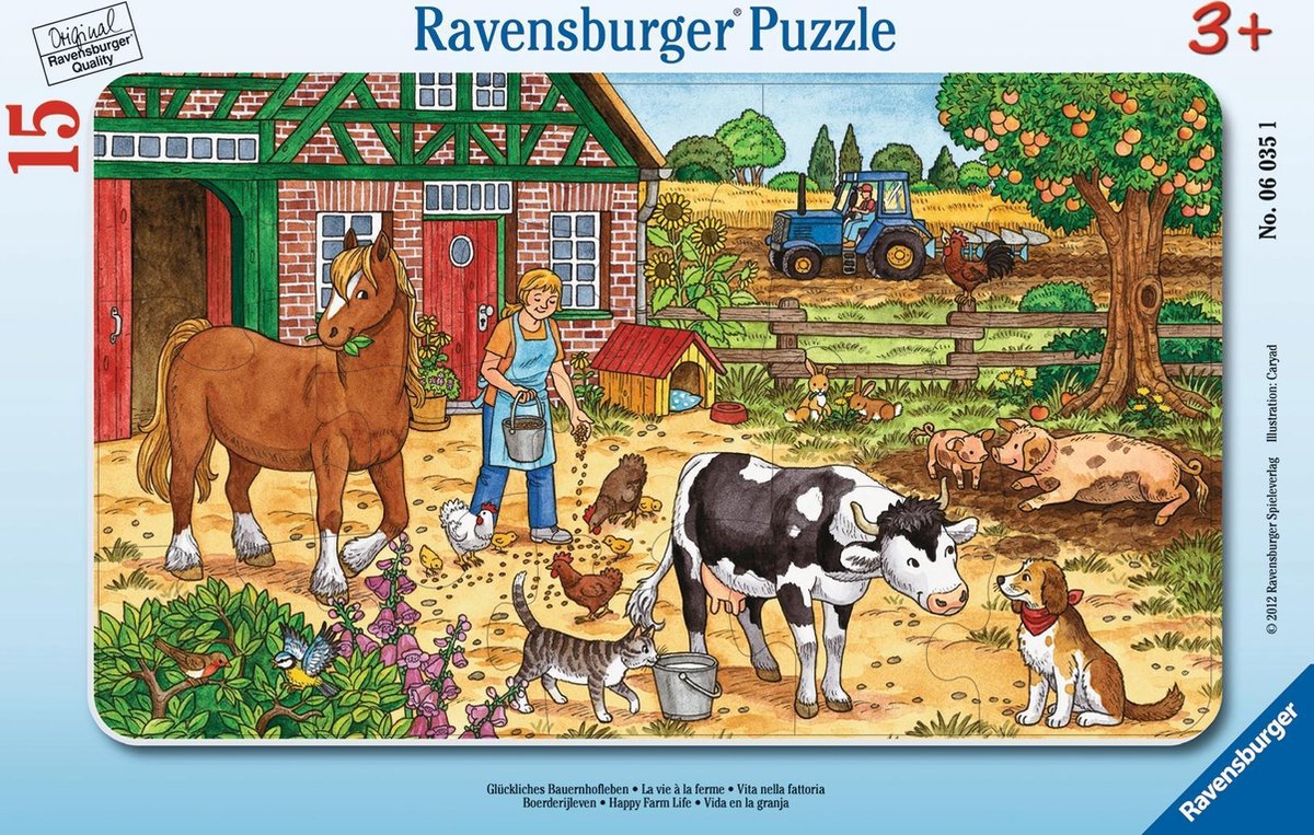 Ravensburger puzzel - boerderijleven