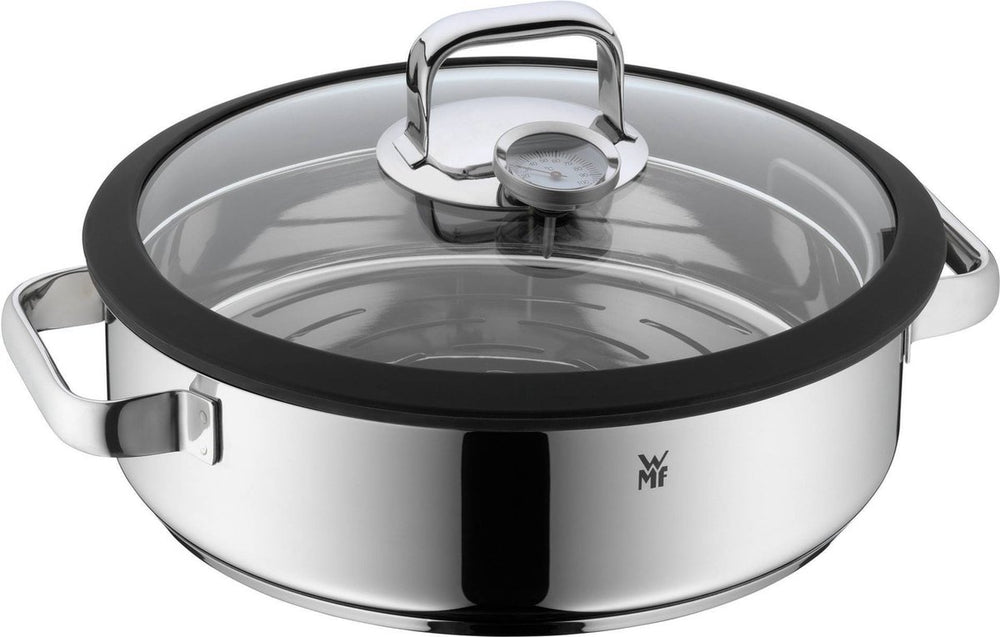 Wmf vitalis - stoom- en braadpan - ø 28 cm - rvs - met deksel - geschikt voor inductie