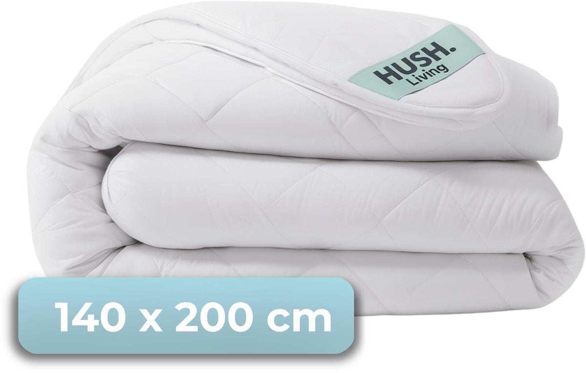 Hush. living hush living - synthetisch dekbed - alle seizoenen - 140x200 cm - 350 gsm hoogwaardige polyestervezel - met bevestigingslusjes - warm en licht