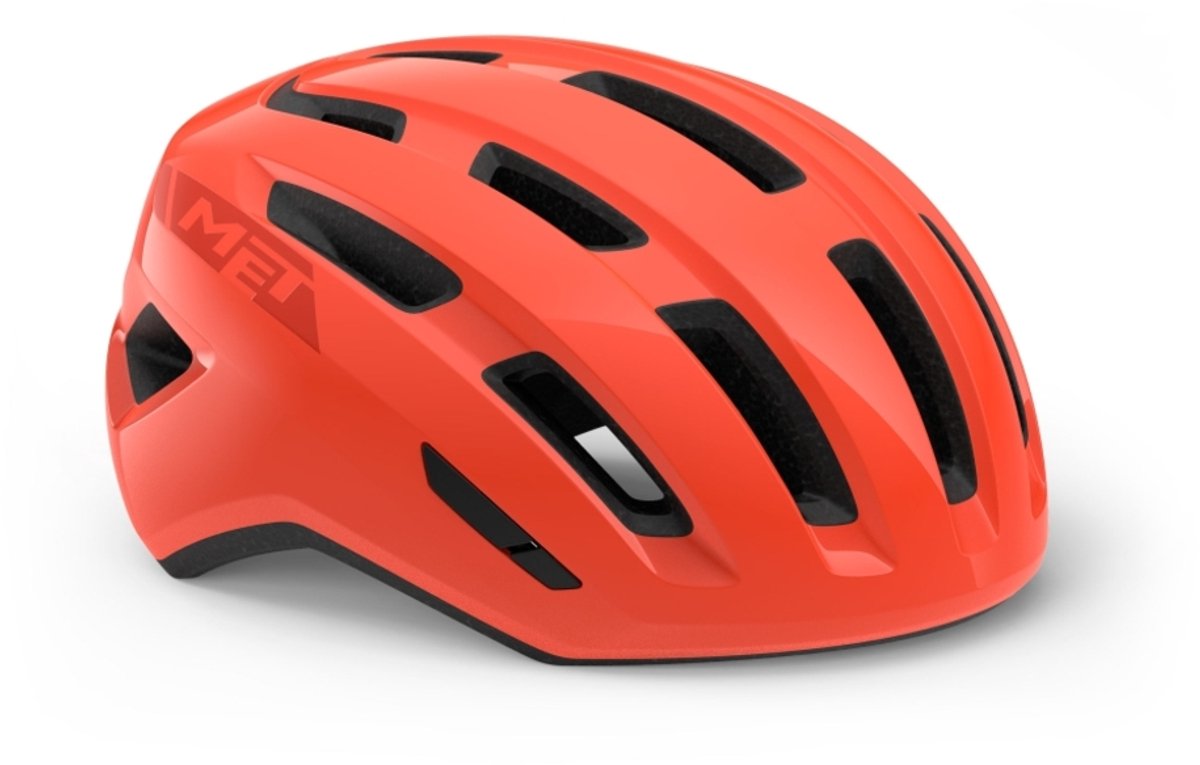 Met miles mips fietshelm mannen vrouwen – fietshelm stadsfiets volwassenen – e-bike – trekking – maat s m (52-58cm) – coral glossy (rood)