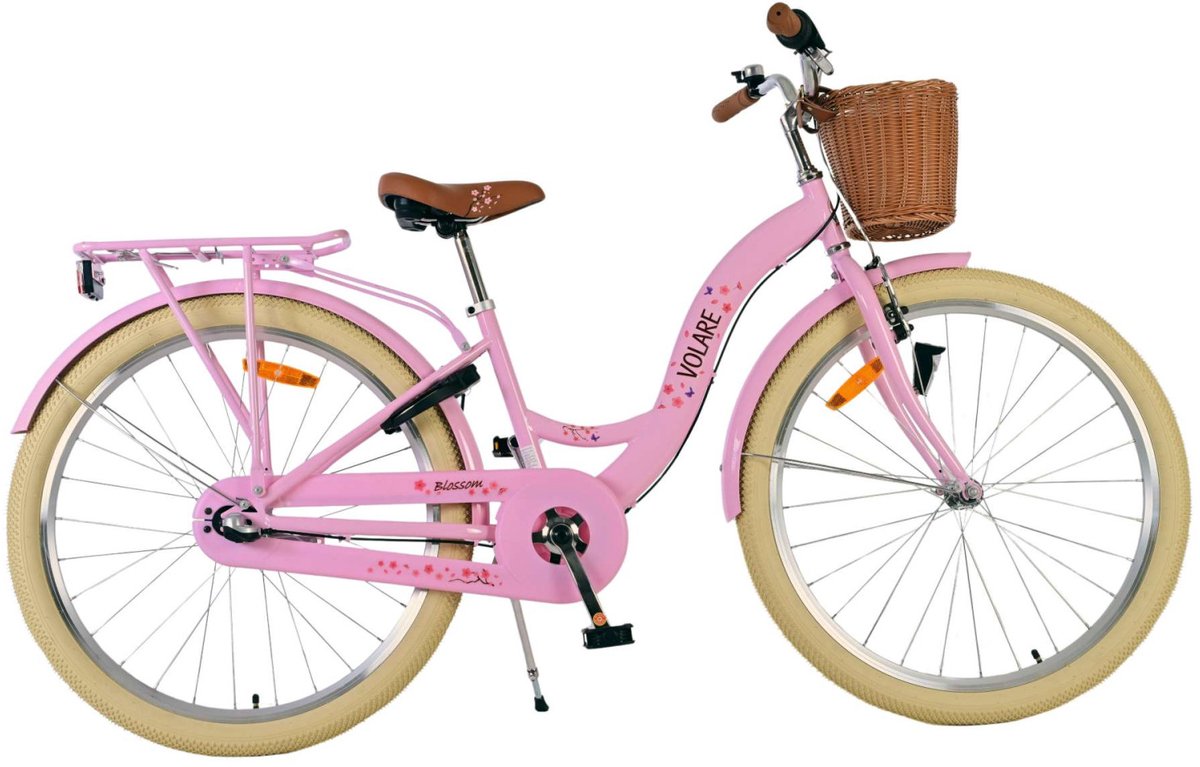 Volare blossom kinderfiets - meisjes - 26 inch - roze - nexus 3 versnellingen