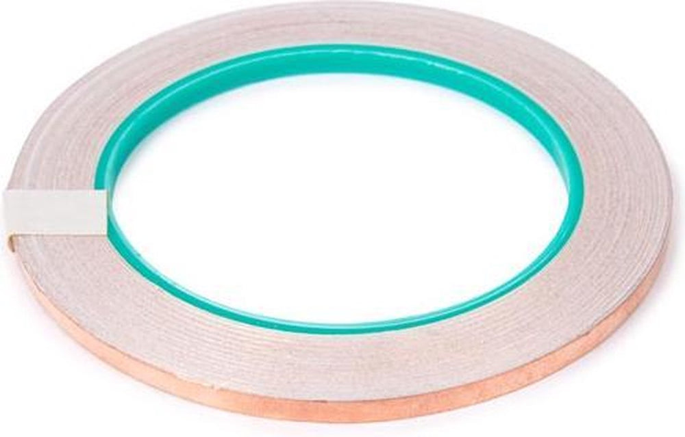 Velleman koperfolie, zelfklevend, beschermt tegen elektromagnetische interferentie (emi), 5 mm x 25 m