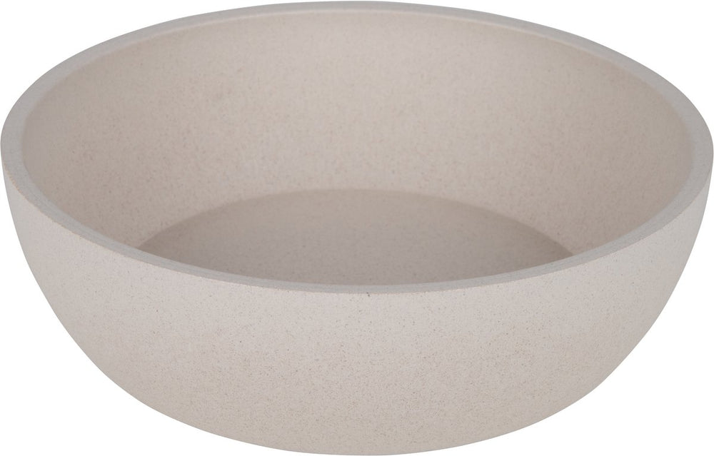District 70 bamboo hondenvoerbak – 2-pack – merengue – maat m – anti-slip – voer waterbak hond