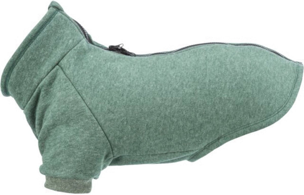 Trixie sweatshirt citystyle amsterdam donkergroen - hondenkleding - 33 cm