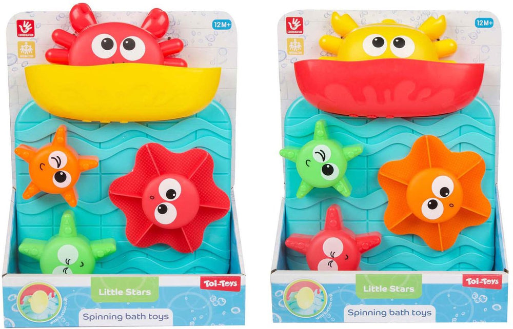 Toi-toys kleine sterren badspeelgoed watermolen krab