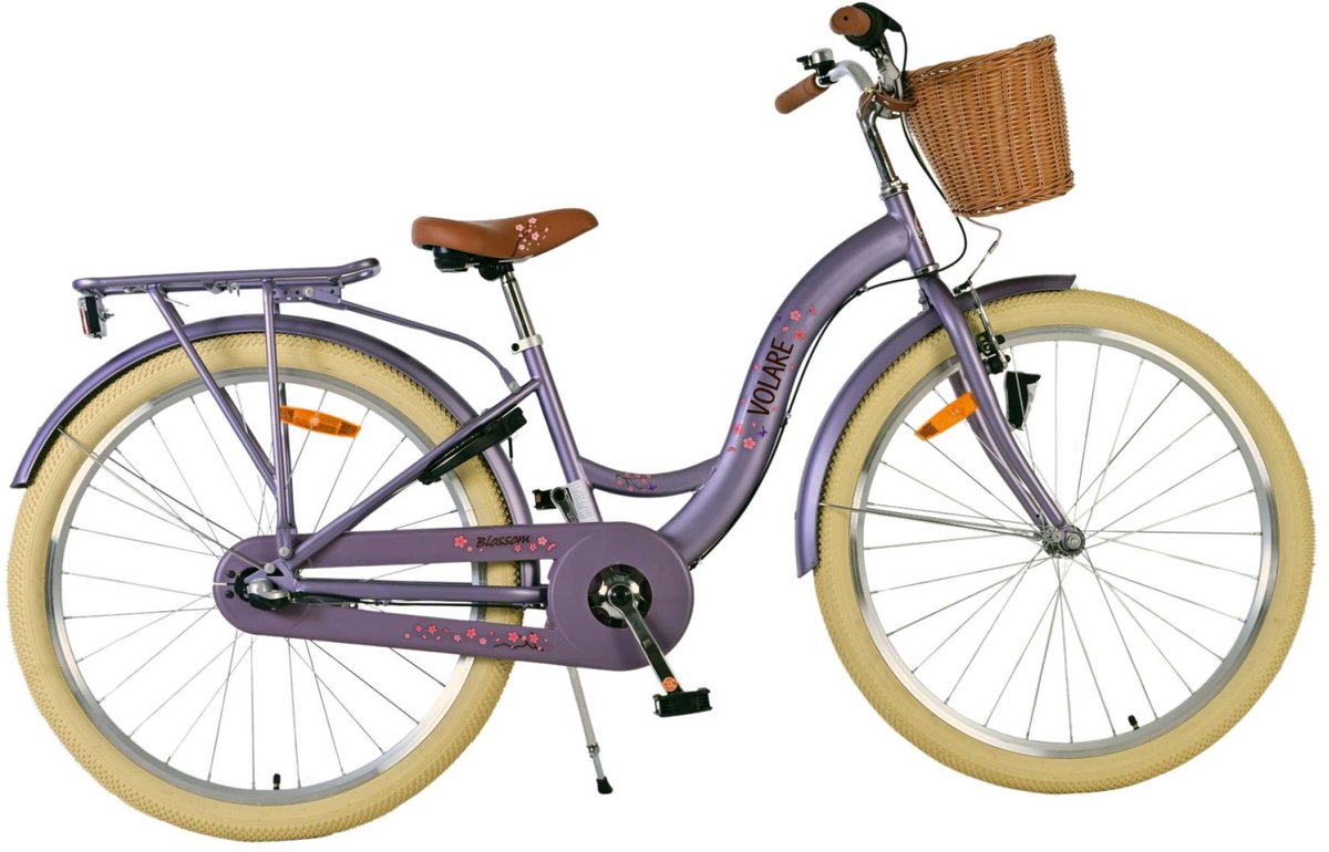 Volare bloesem kinderfiets - meisjes - 26 inch - paars - nexus 3 versnellingen