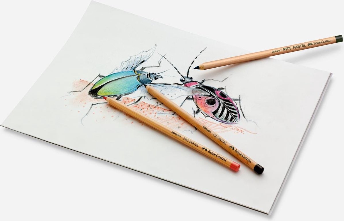 Faber-castell pastelpotlood pitt - 101 wit - fc-112201