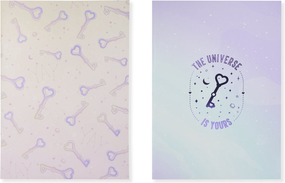 Kangaro schriften - galaxy girl - a4 - lijn - 4 stuks - k-pm410003