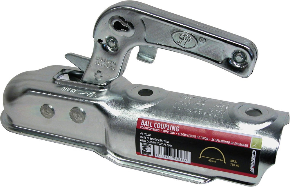 Carpoint koppeling ww 8 b (rnd 60mm) max 750kg