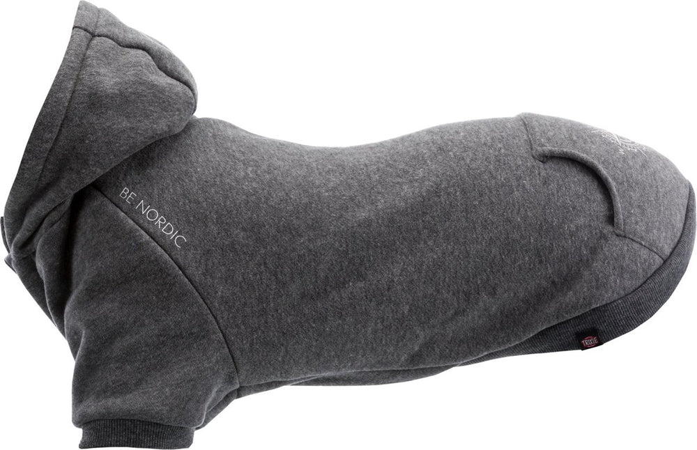 Trixie be nordic - hondentrui - hoodie flensburg - grijs - 62 cm