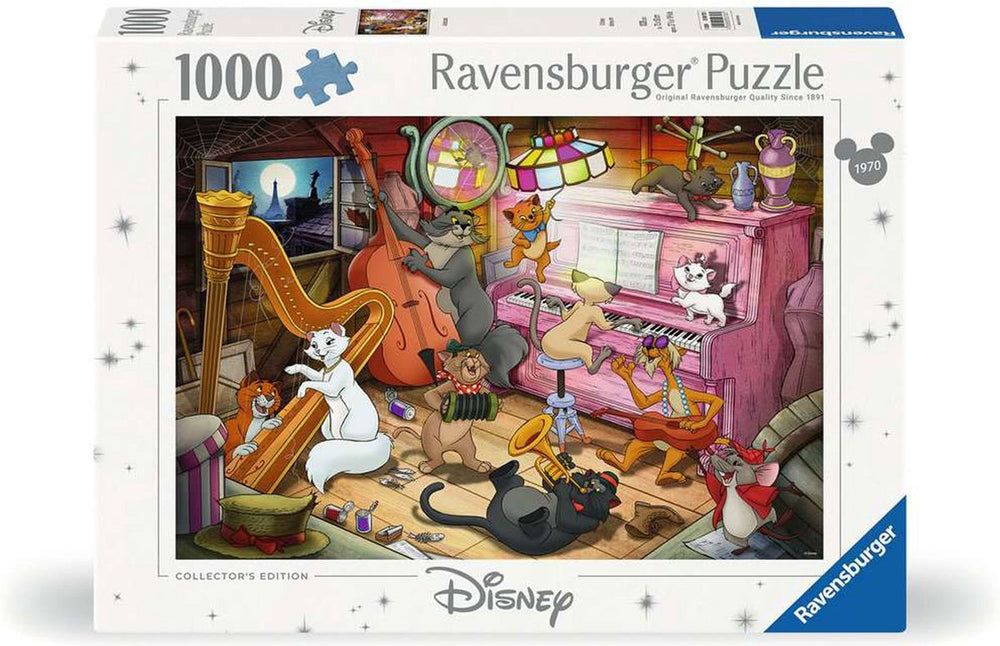 Ravensburger puzzel disney aristocats 1000 stukjes cartoon.