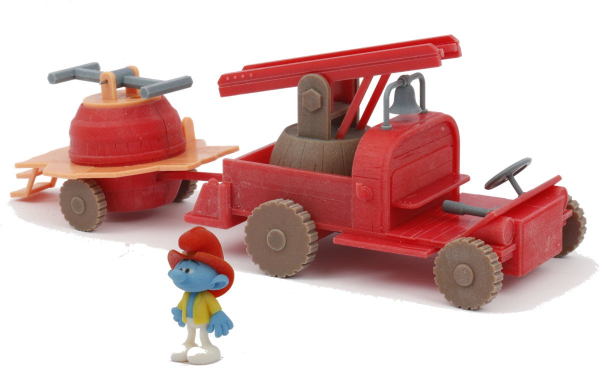 Giochi preziosi brandweerwagen - brandweer smurfen speelset -