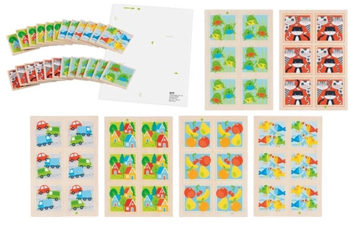 Goki houten memospel, 36dlg.