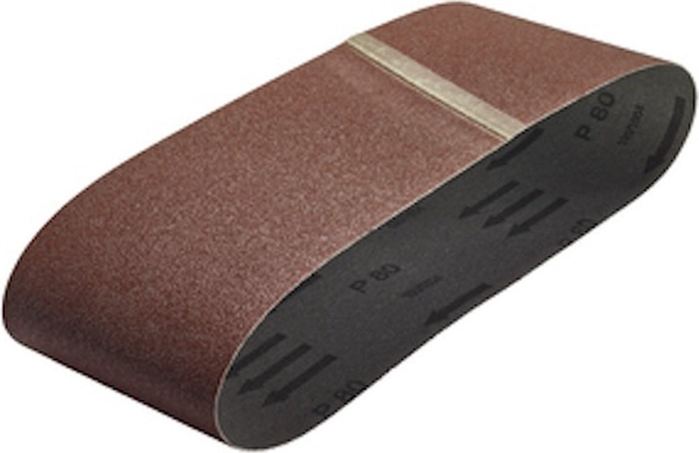 Wolfcraft - schuurbanden korrel 40 80 120 - 9 stuks - bandschuurmachine schuurpapier - schuurband 100 x 560 mm - 1933100