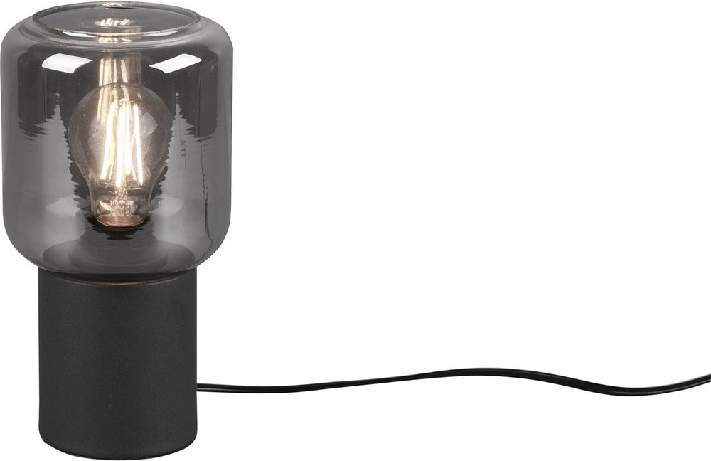 Rl live your light reality nico - tafellamp - zwart mat - excl. 1x e27 4w