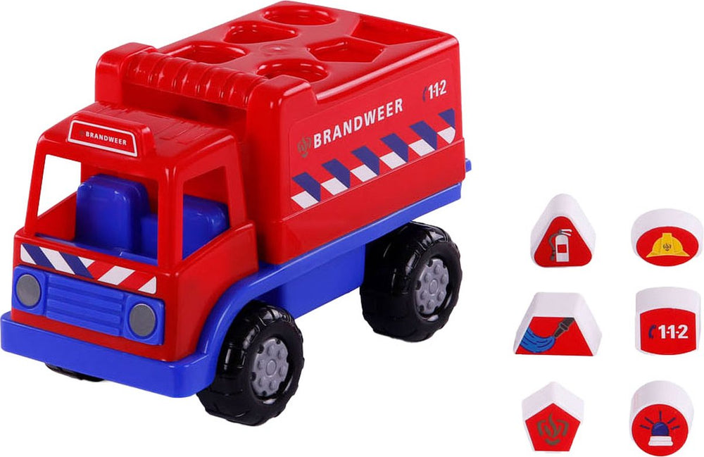 Cavallino brandweervrachtwagen vormentoof met 6 blokken, 26cm