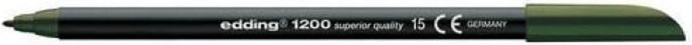 Edding -1200 teken kleur stift olijfgroen 1st 0,5-1 mm 4-1200015