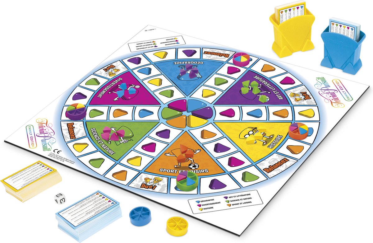 Hasbro gaming trivial pursuit: familie editie - bordspel (franstalig)